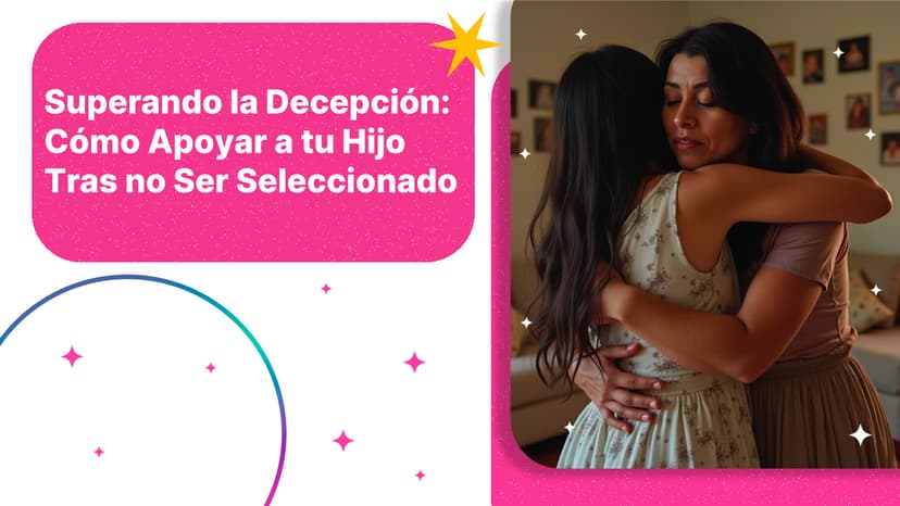 Superando la Decepción: Cómo Apoyar a tu Hijo Tras no Ser Seleccionado
